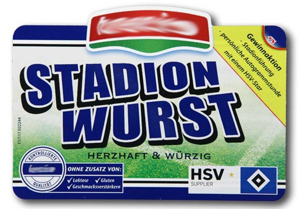 FLIPLabel Etiketten für die Stadionwurst